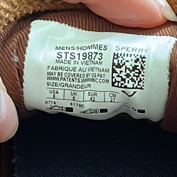 EUC SPERRY Corduroy Top-Sider Sneakers - Picture 8 of 12